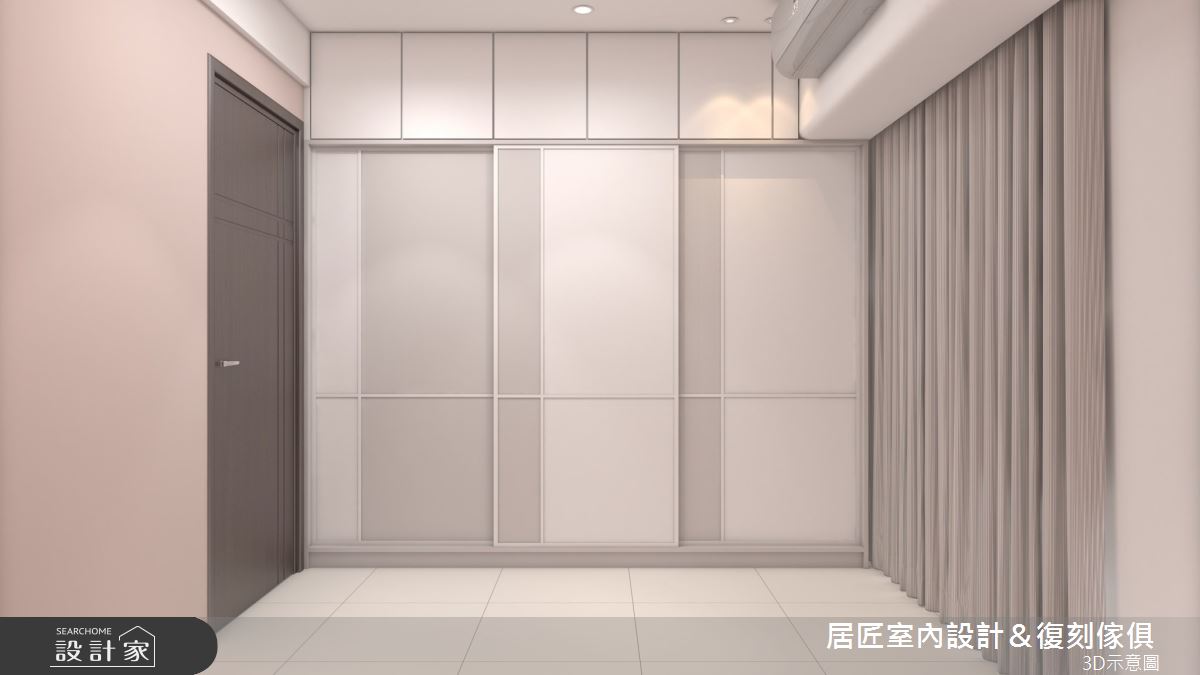 16坪新成屋(5年以下)＿現代風臥室案例圖片＿居匠室內設計＆復刻傢俱＿居匠_40之8