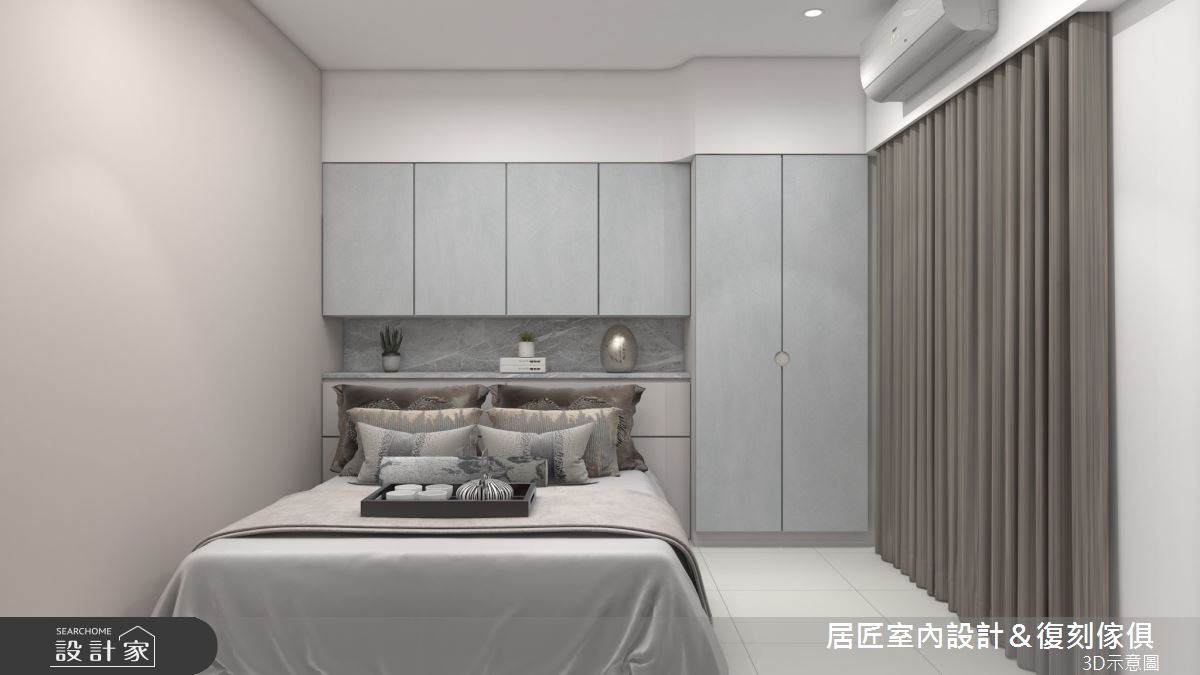16坪新成屋(5年以下)＿現代風臥室案例圖片＿居匠室內設計＆復刻傢俱＿居匠_40之9
