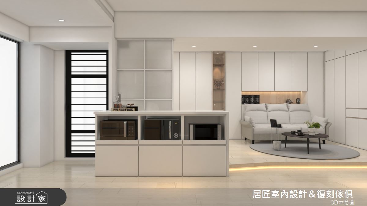 13坪新成屋(5年以下)＿北歐風客廳案例圖片＿居匠室內設計＆復刻傢俱＿居匠_41之5