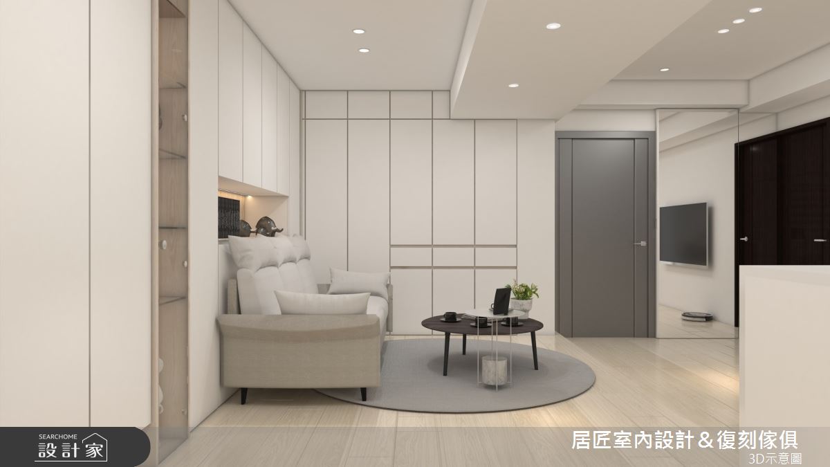 13坪新成屋(5年以下)＿北歐風客廳案例圖片＿居匠室內設計＆復刻傢俱＿居匠_41之6