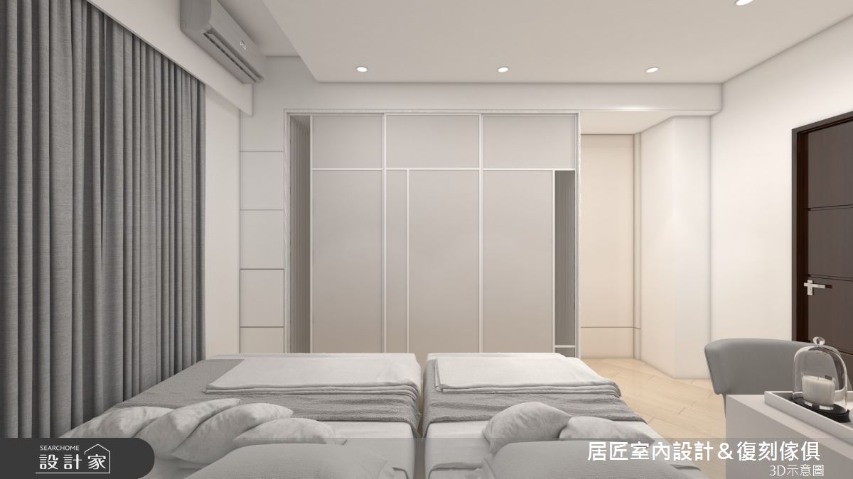 16坪新成屋(5年以下)＿混搭風臥室案例圖片＿居匠室內設計＆復刻傢俱＿居匠_42之10