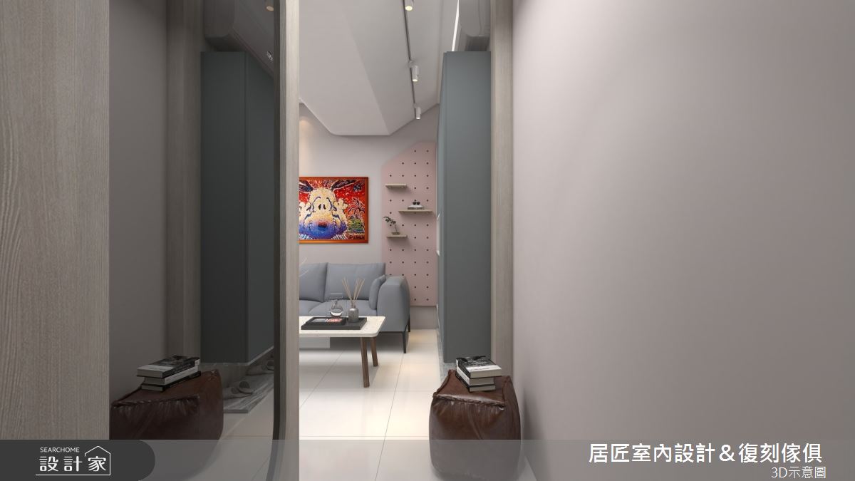14坪預售屋＿現代風走廊案例圖片＿居匠室內設計＆復刻傢俱＿居匠_44之6