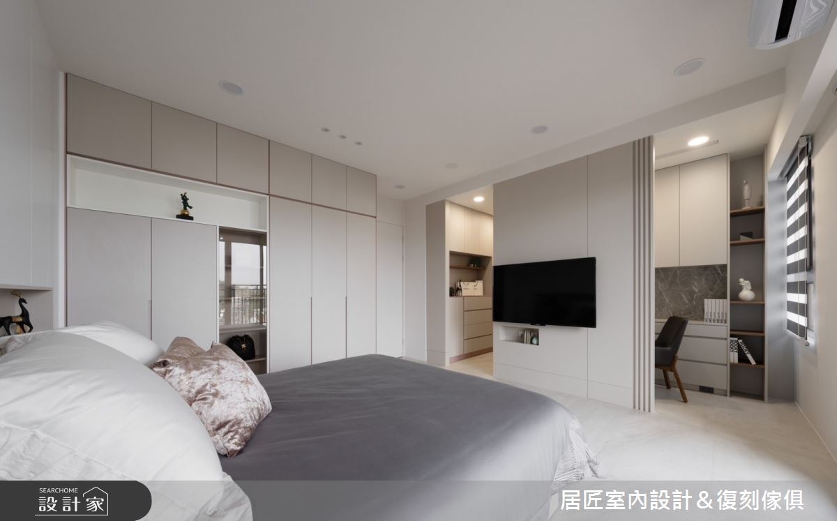 135坪新成屋(5年以下)＿現代風臥室案例圖片＿居匠室內設計＆復刻傢俱＿居匠_45之10