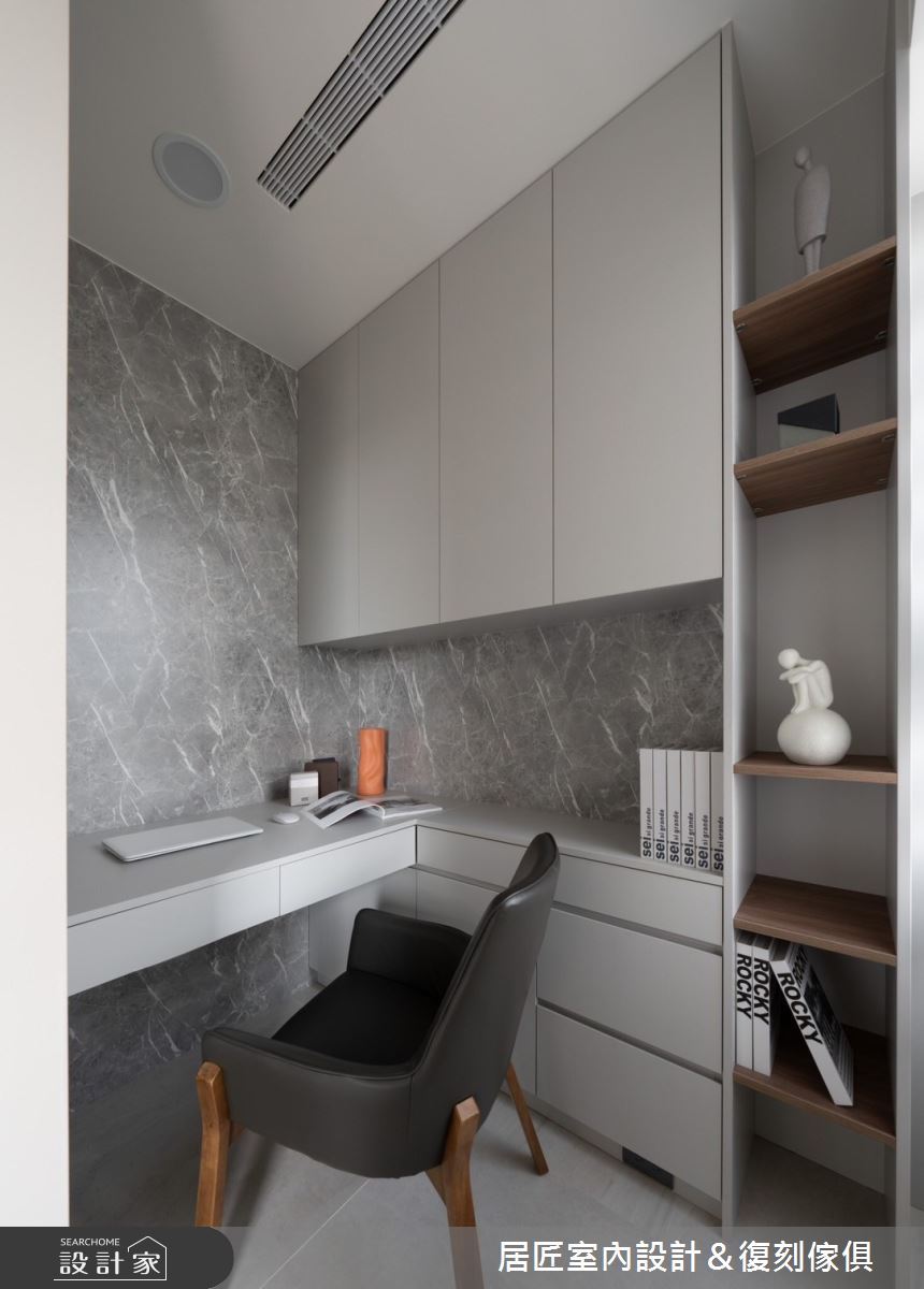 135坪新成屋(5年以下)＿現代風書房案例圖片＿居匠室內設計＆復刻傢俱＿居匠_45之16