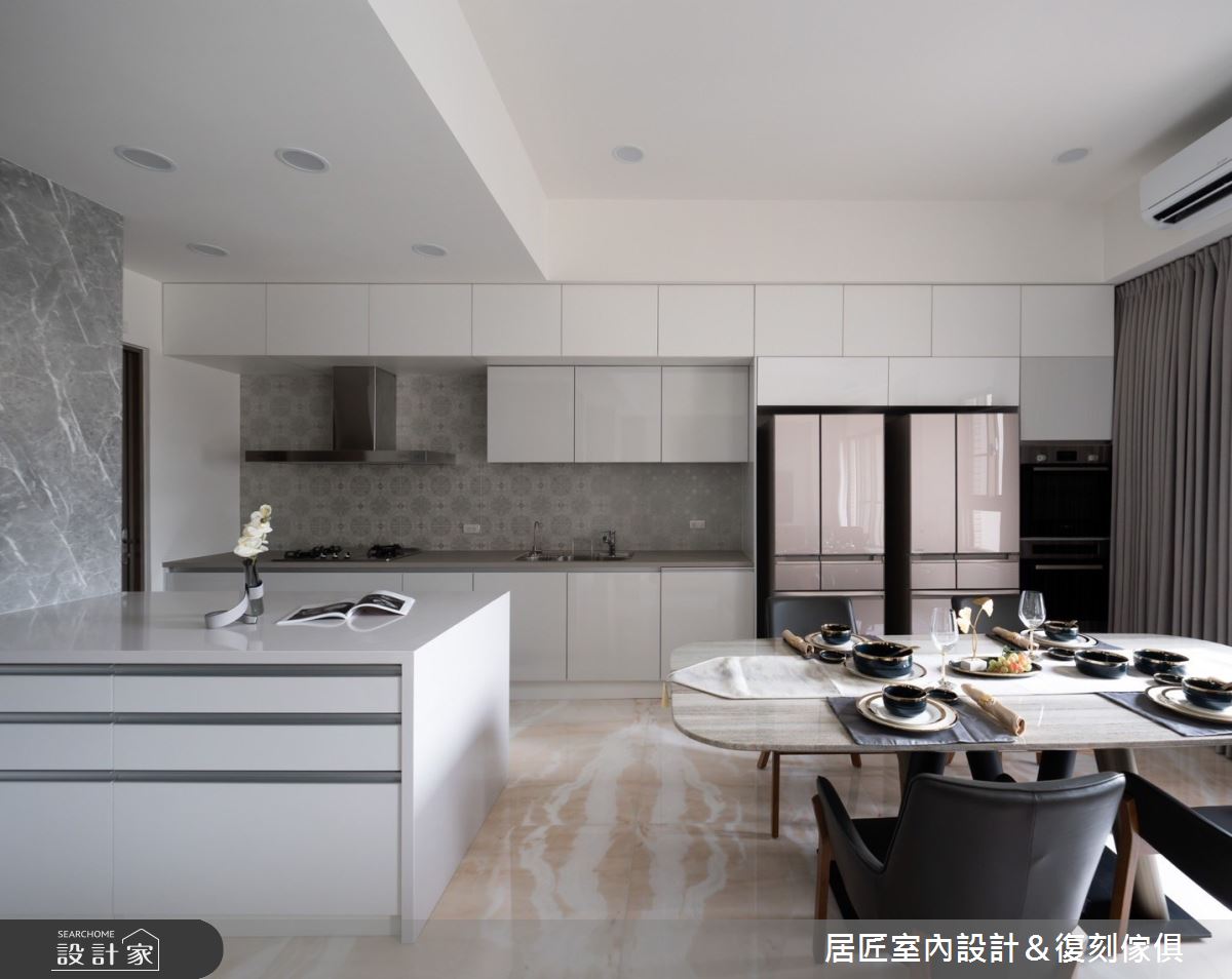 135坪新成屋(5年以下)＿現代風餐廳廚房案例圖片＿居匠室內設計＆復刻傢俱＿居匠_45之3