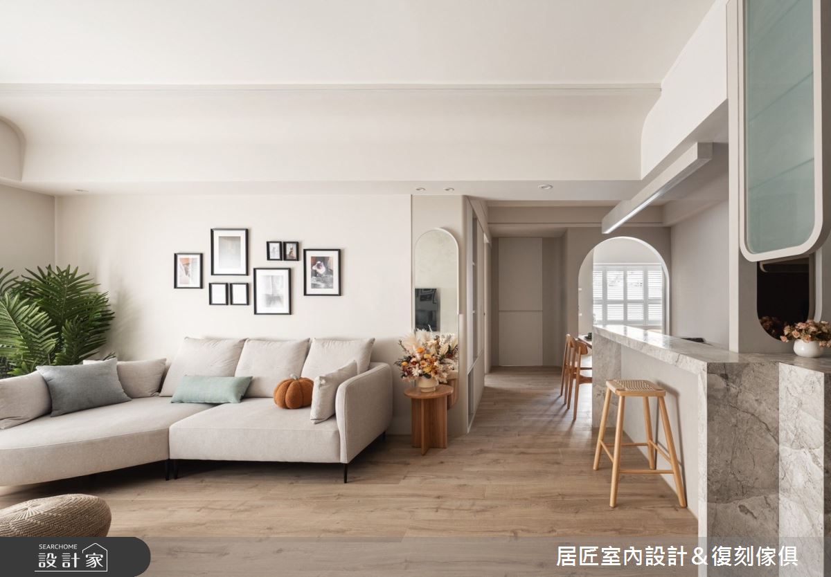 20坪中古屋(5~15年)＿現代風客廳案例圖片＿居匠室內設計＆復刻傢俱＿居匠_46之2
