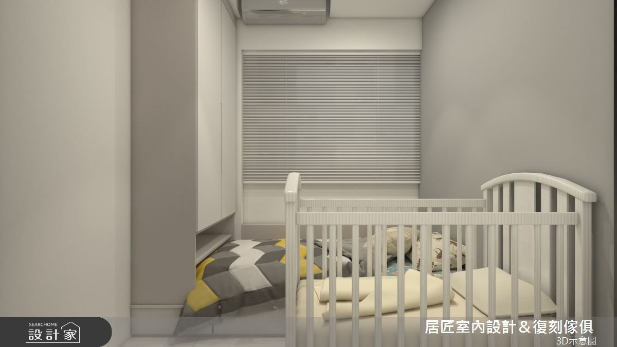 16坪新成屋(5年以下)＿混搭風臥室兒童房兒童房案例圖片＿居匠室內設計＆復刻傢俱＿居匠_47之11