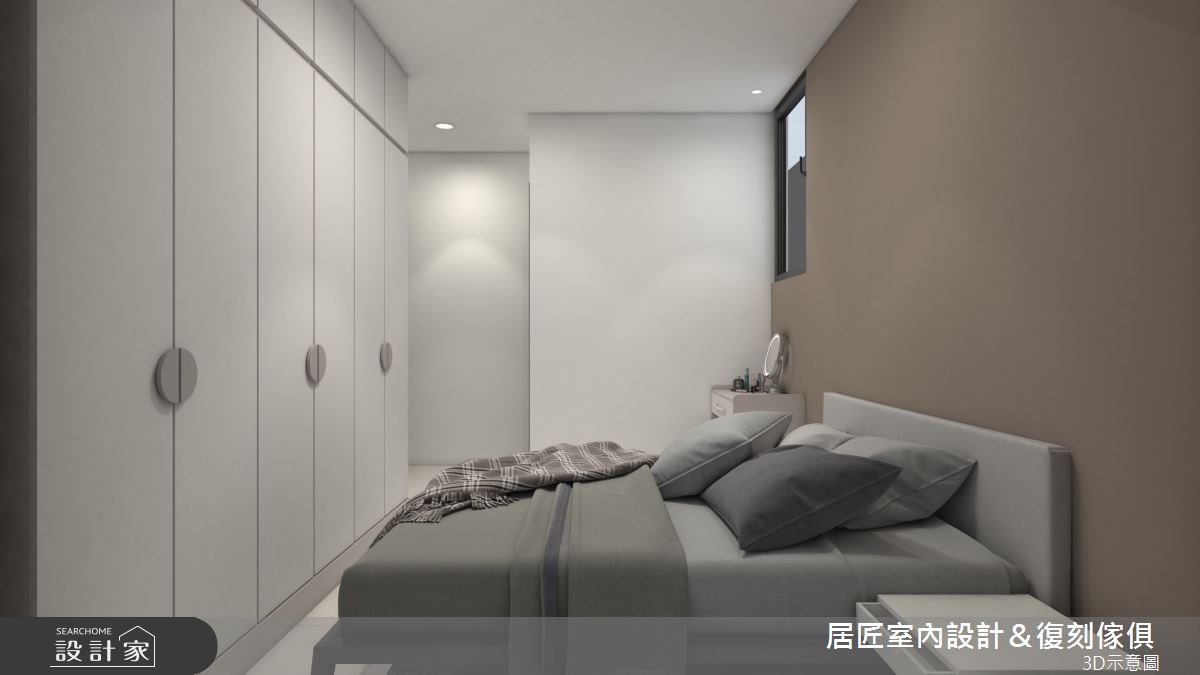 16坪新成屋(5年以下)＿混搭風臥室案例圖片＿居匠室內設計＆復刻傢俱＿居匠_47之10