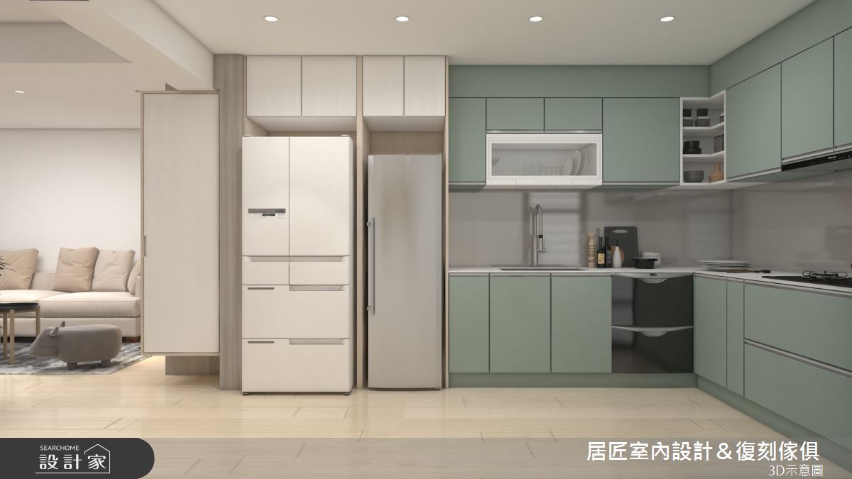 20坪老屋(16~30年)＿現代風廚房案例圖片＿居匠室內設計＆復刻傢俱＿居匠_48之4