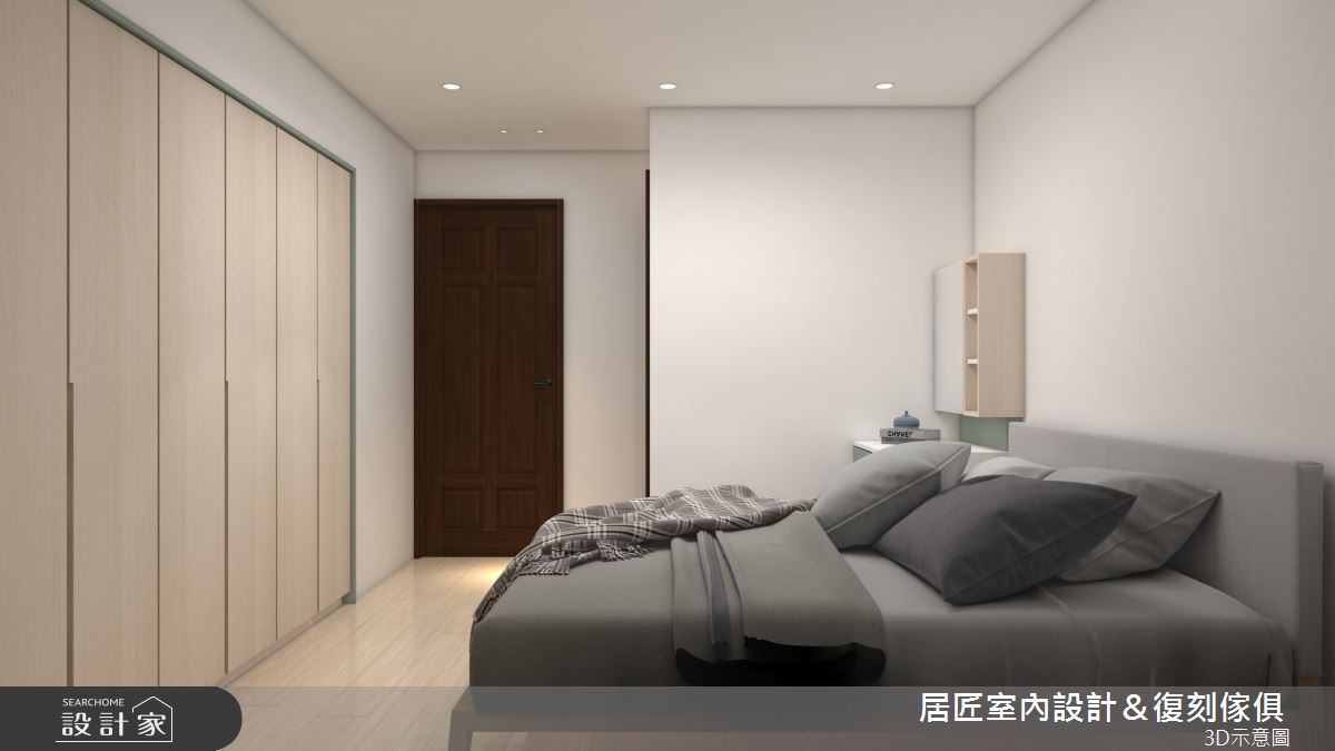 20坪老屋(16~30年)＿現代風臥室案例圖片＿居匠室內設計＆復刻傢俱＿居匠_48之4438