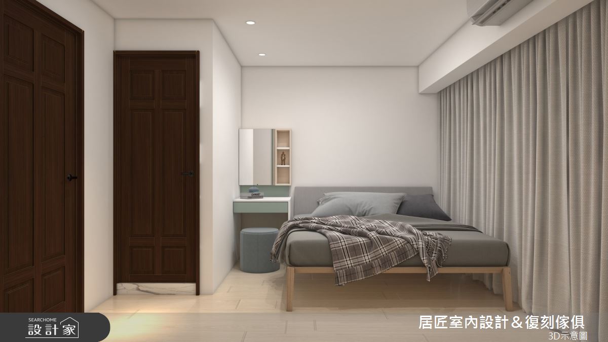 20坪老屋(16~30年)＿現代風臥室案例圖片＿居匠室內設計＆復刻傢俱＿居匠_48之8