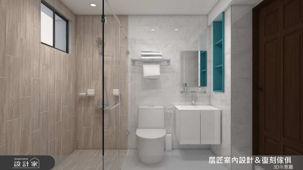 20坪老屋(16~30年)＿現代風浴室案例圖片＿居匠室內設計＆復刻傢俱＿居匠_48之9