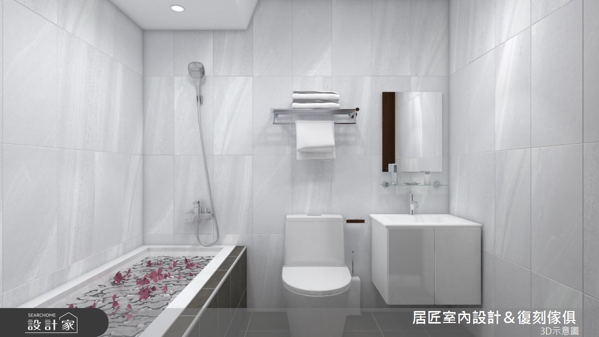 20坪老屋(16~30年)＿現代風浴室案例圖片＿居匠室內設計＆復刻傢俱＿居匠_48之11