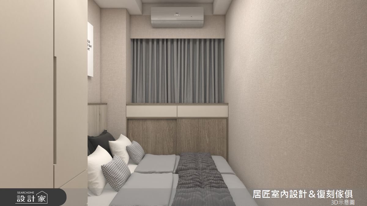 21坪新成屋(5年以下)＿現代風客房案例圖片＿居匠室內設計＆復刻傢俱＿居匠_49之12