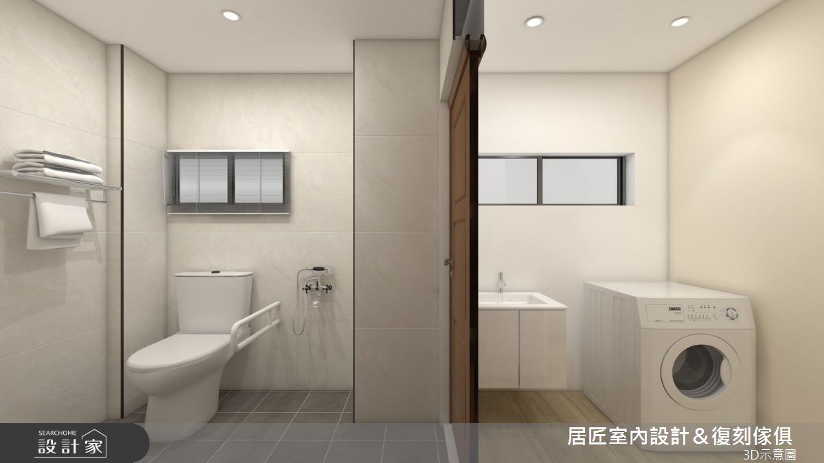 43坪老屋(31~40年)＿混搭風浴室案例圖片＿居匠室內設計＆復刻傢俱＿居匠_50之9