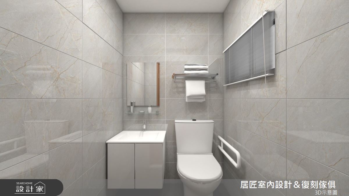 43坪老屋(31~40年)＿混搭風浴室案例圖片＿居匠室內設計＆復刻傢俱＿居匠_50之10