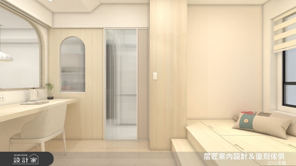 20坪新成屋(5年以下)＿混搭風書房多功能室案例圖片＿居匠室內設計＆復刻傢俱＿居匠_51之7