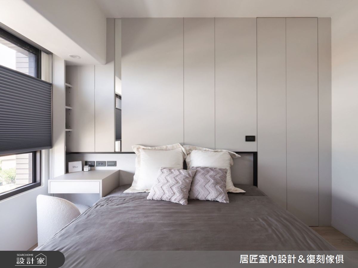 23坪新成屋(5年以下)＿現代風臥室案例圖片＿居匠室內設計＆復刻傢俱＿居匠_52之8