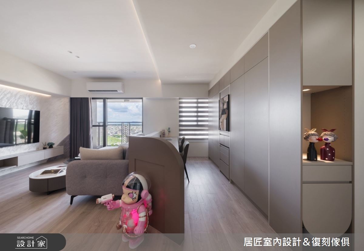23坪新成屋(5年以下)＿現代風客廳書房案例圖片＿居匠室內設計＆復刻傢俱＿居匠_52之5