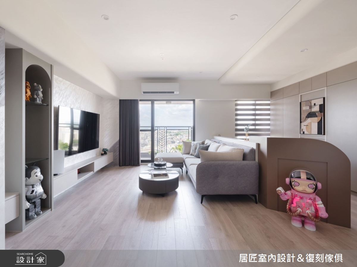 23坪新成屋(5年以下)＿現代風客廳書房案例圖片＿居匠室內設計＆復刻傢俱＿居匠_52之4