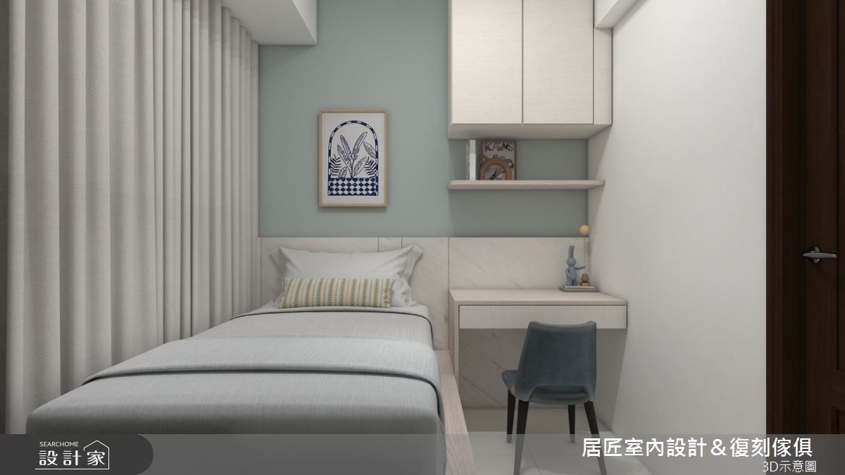 15坪新成屋(5年以下)＿現代風客房案例圖片＿居匠室內設計＆復刻傢俱＿居匠_55之11