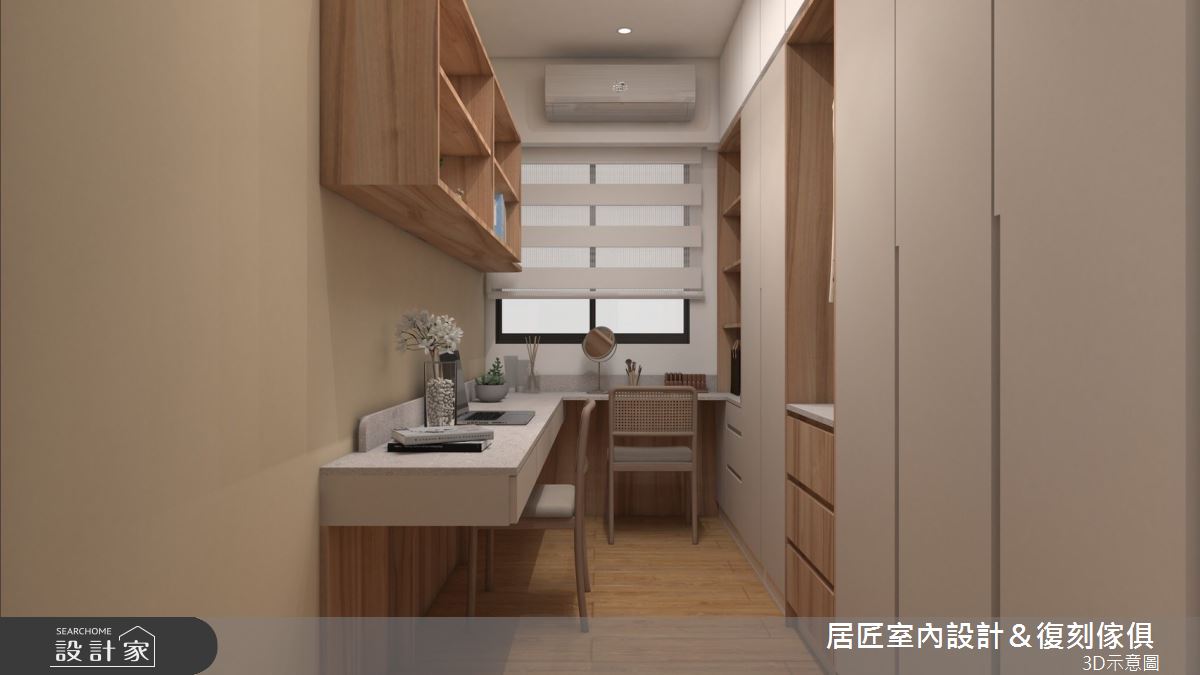 19坪新成屋(5年以下)＿人文禪風書房案例圖片＿居匠室內設計＆復刻傢俱＿居匠_56之9