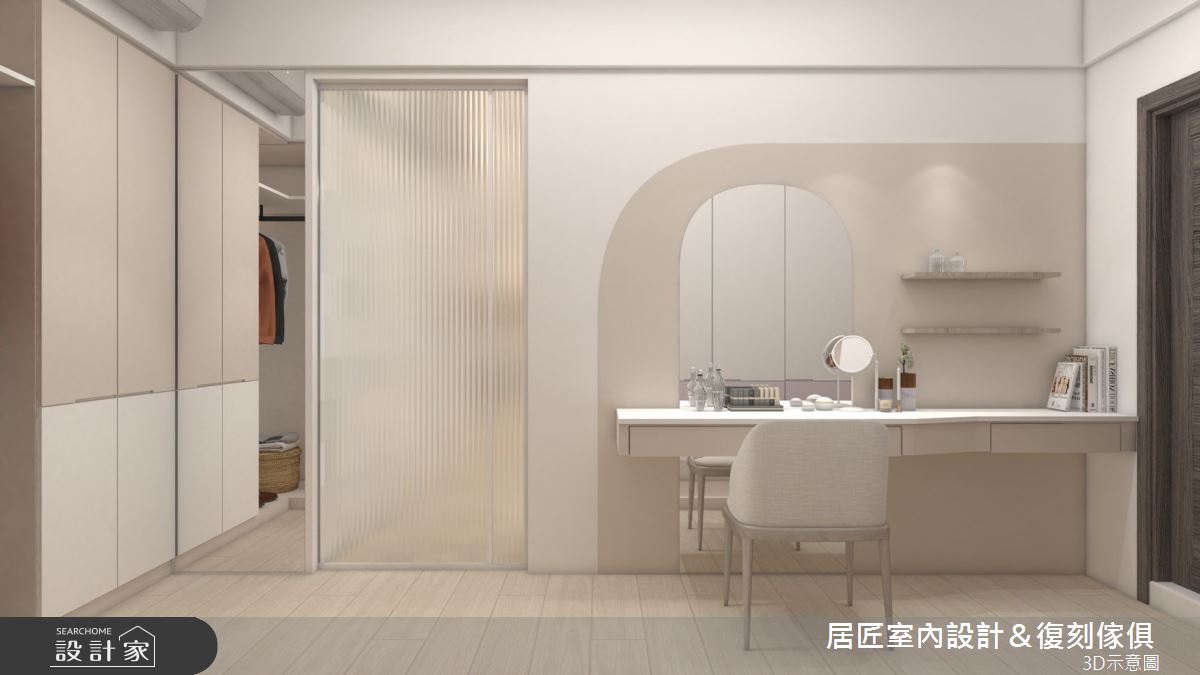 92坪老屋(16~30年)＿北歐風更衣間案例圖片＿居匠室內設計＆復刻傢俱＿居匠_58之9