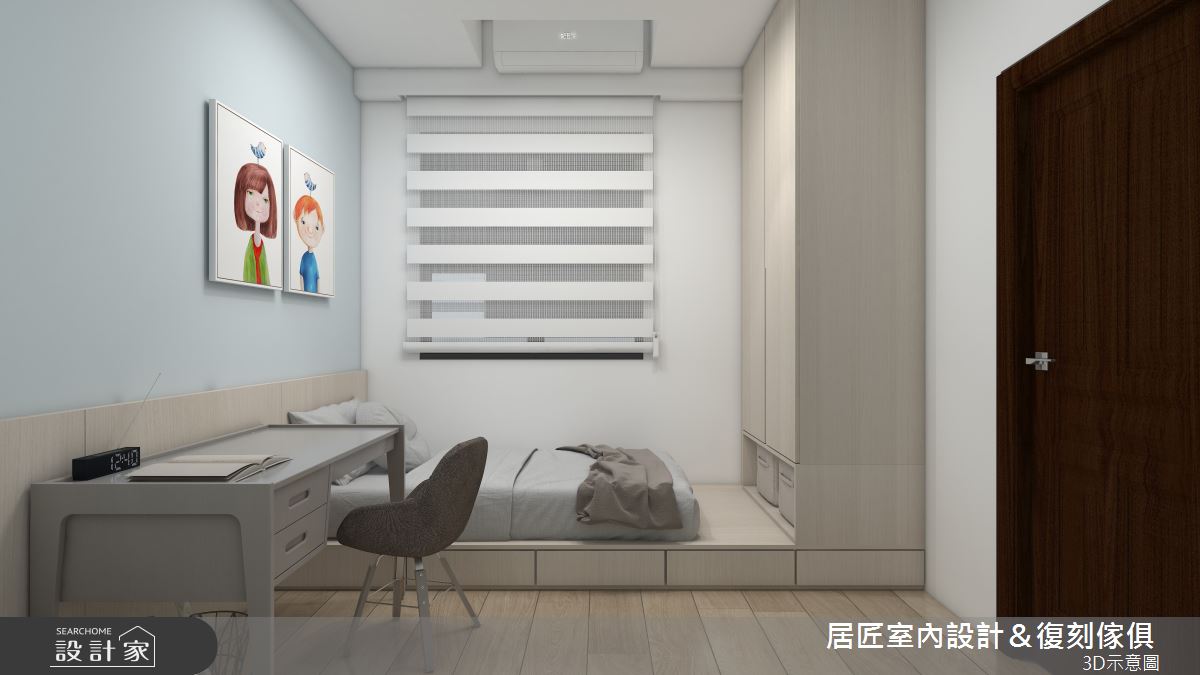 20坪中古屋(5~15年)＿混搭風臥室案例圖片＿居匠室內設計＆復刻傢俱＿居匠_59之6