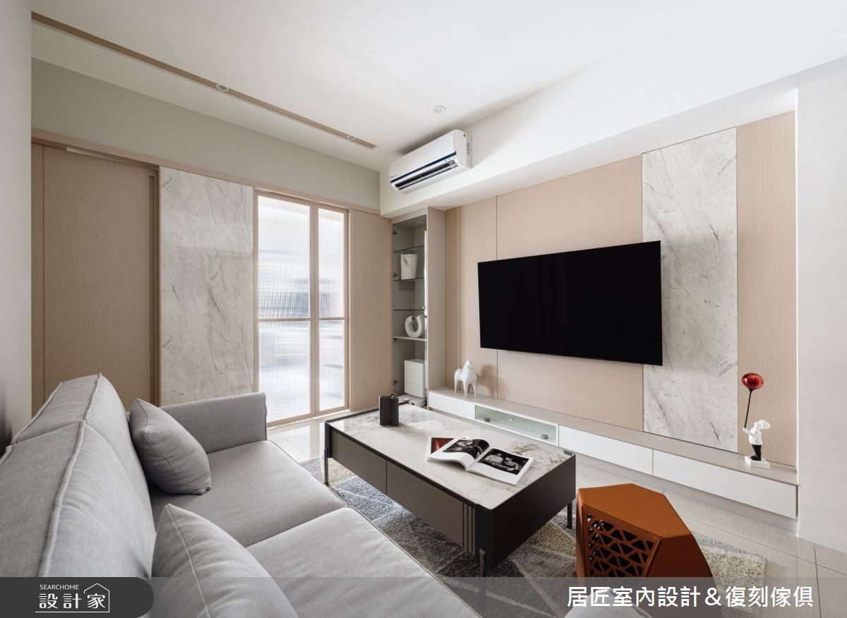16坪新成屋(5年以下)＿混搭風客廳案例圖片＿居匠室內設計＆復刻傢俱＿居匠_60之3