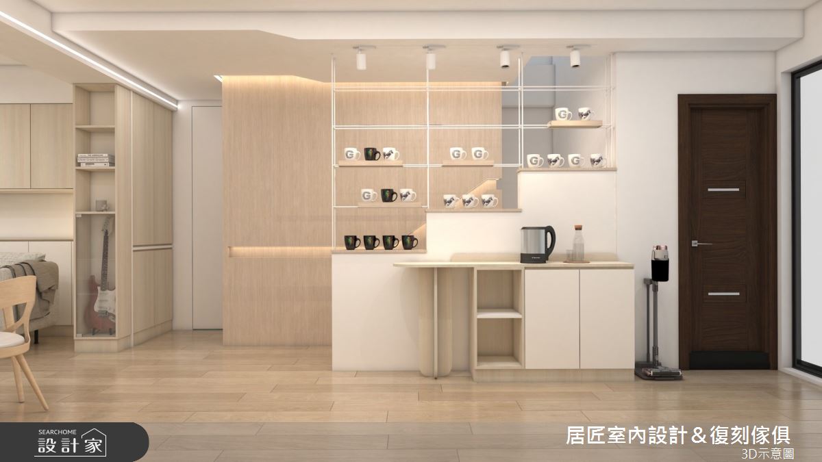 22坪中古屋(5~15年)＿北歐風玄關案例圖片＿居匠室內設計＆復刻傢俱＿居匠_61之5