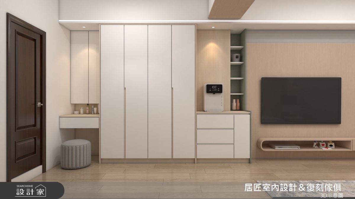 22坪中古屋(5~15年)＿北歐風臥室案例圖片＿居匠室內設計＆復刻傢俱＿居匠_61之7