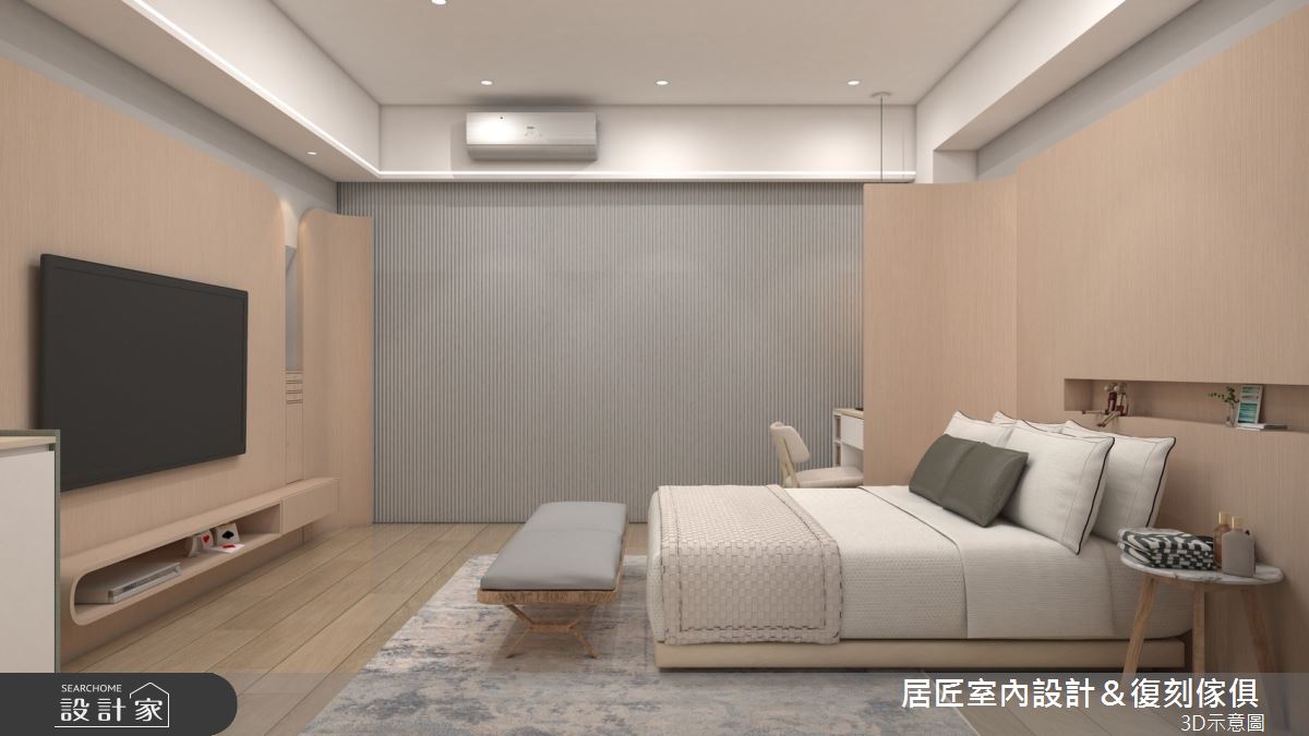 22坪中古屋(5~15年)＿北歐風臥室案例圖片＿居匠室內設計＆復刻傢俱＿居匠_61之8