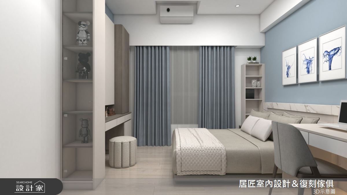 36坪中古屋(5~15年)＿現代風客房案例圖片＿居匠室內設計＆復刻傢俱＿居匠_62之13