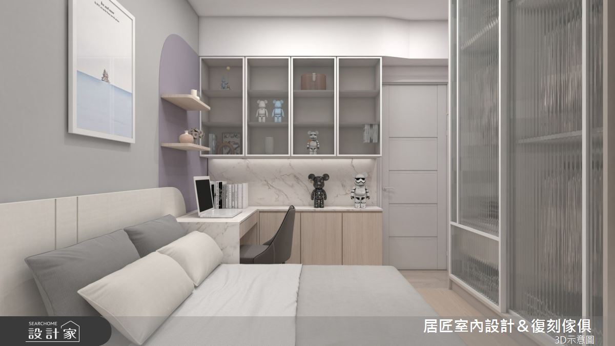 36坪中古屋(5~15年)＿現代風客房案例圖片＿居匠室內設計＆復刻傢俱＿居匠_62之15