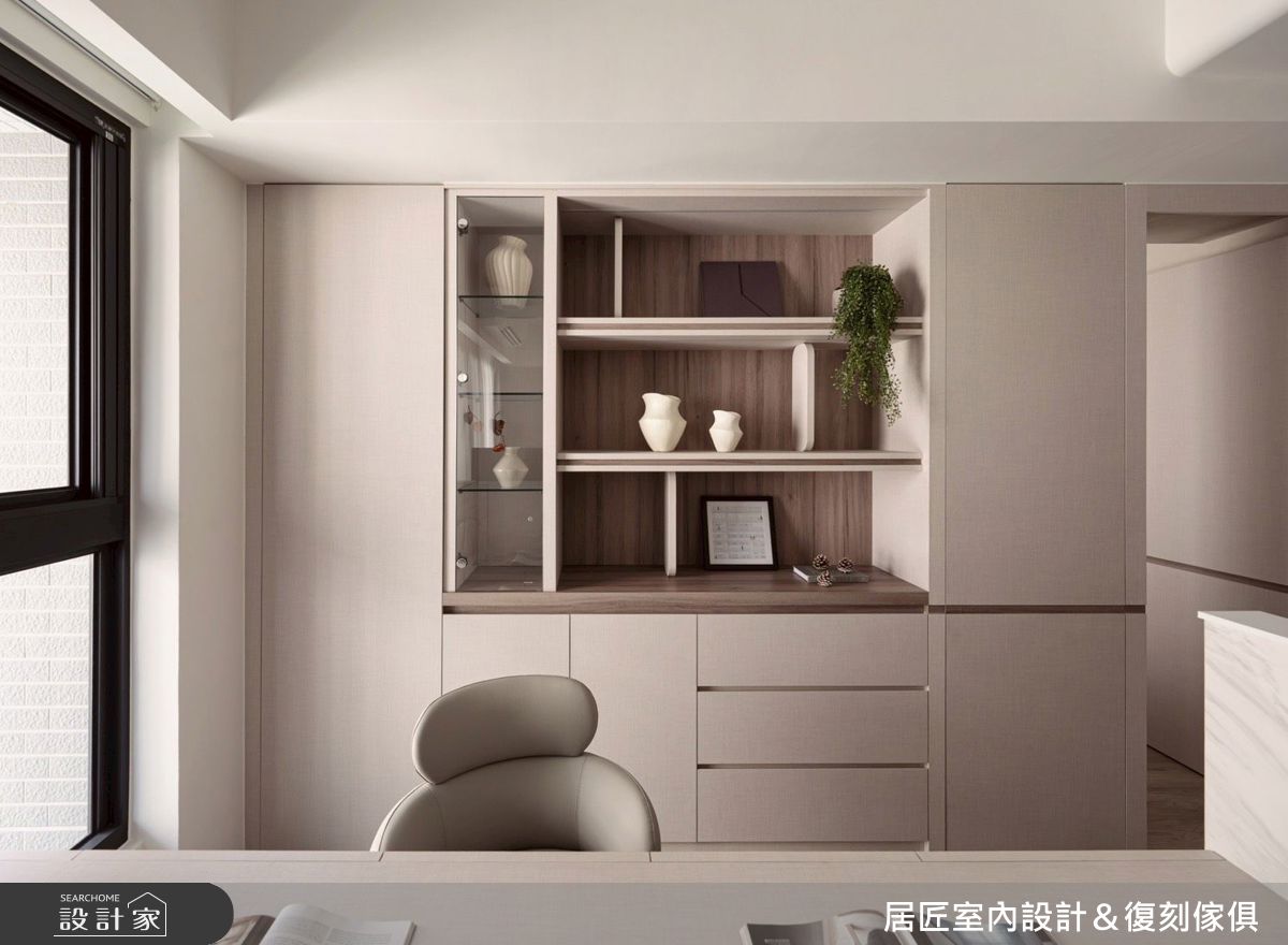 16坪新成屋(5年以下)＿現代風書房案例圖片＿居匠室內設計＆復刻傢俱＿居匠_65之5