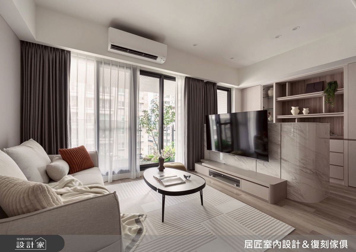16坪新成屋(5年以下)＿現代風客廳案例圖片＿居匠室內設計＆復刻傢俱＿居匠_65之3
