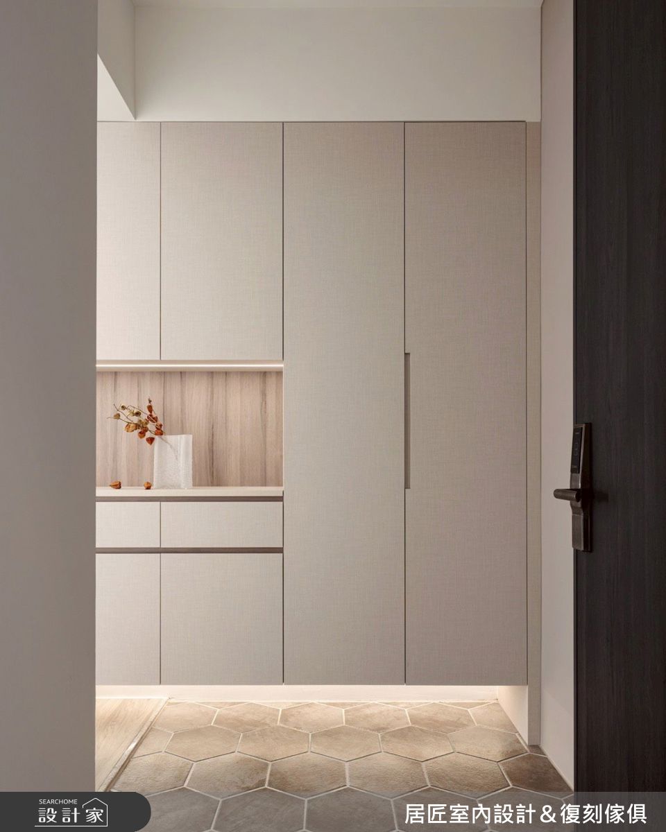 16坪新成屋(5年以下)＿現代風玄關案例圖片＿居匠室內設計＆復刻傢俱＿居匠_65之1