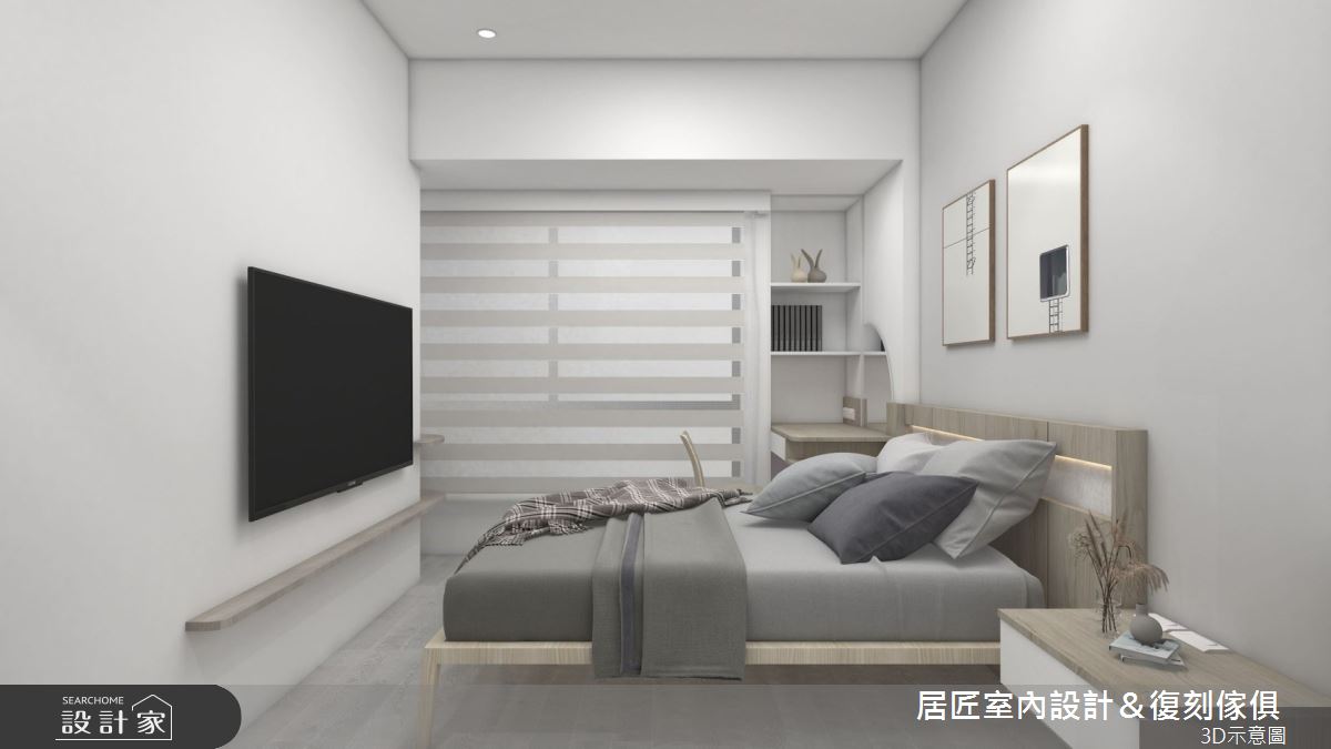 21坪中古屋(5~15年)＿現代風客房案例圖片＿居匠室內設計＆復刻傢俱＿居匠_66之10