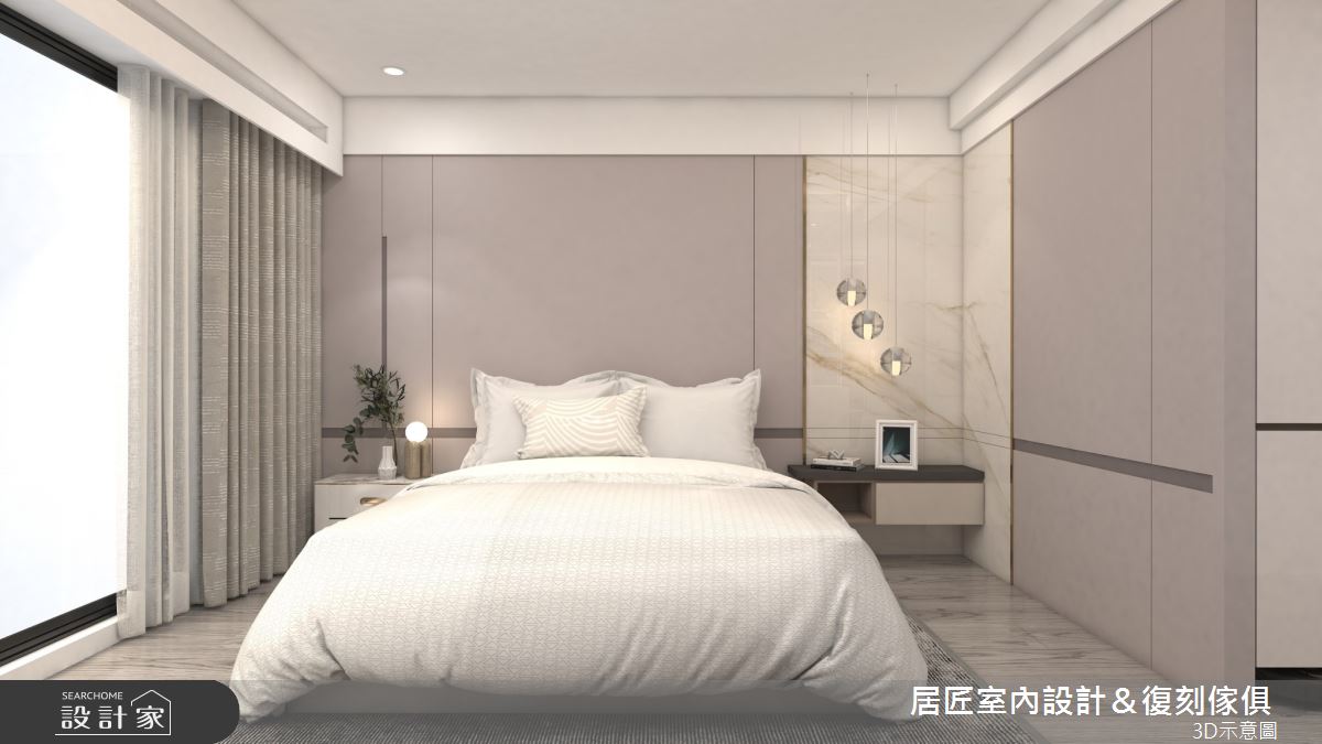 52坪新成屋(5年以下)＿混搭風臥室案例圖片＿居匠室內設計＆復刻傢俱＿居匠_71之5