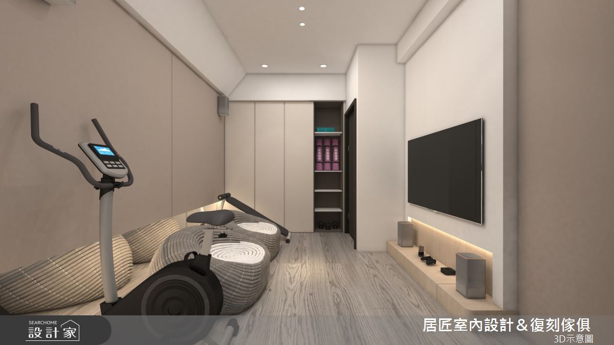 52坪新成屋(5年以下)＿混搭風多功能室案例圖片＿居匠室內設計＆復刻傢俱＿居匠_71之18