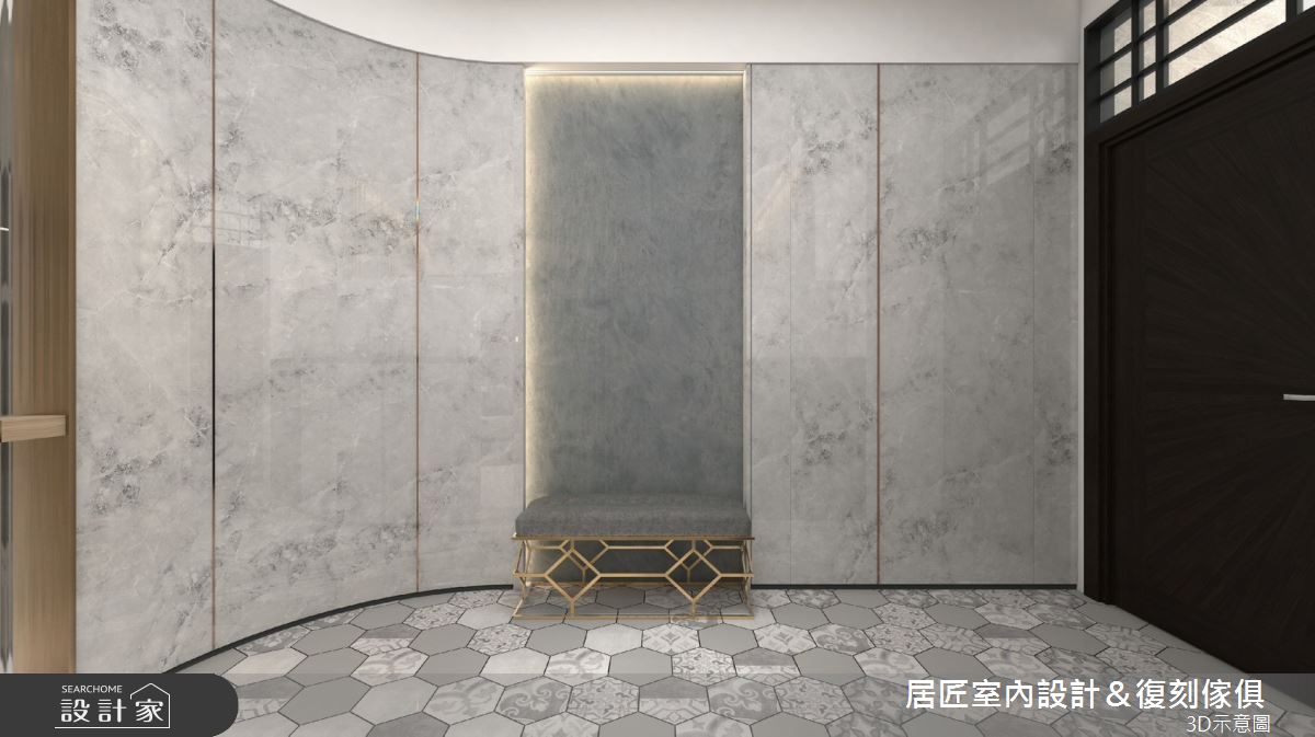 47坪新成屋(5年以下)＿現代風玄關案例圖片＿居匠室內設計＆復刻傢俱＿居匠_72之92
