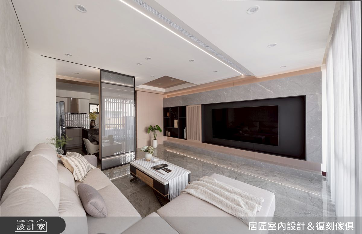 48坪新成屋(5年以下)＿現代風客廳案例圖片＿居匠室內設計＆復刻傢俱＿居匠_73之8