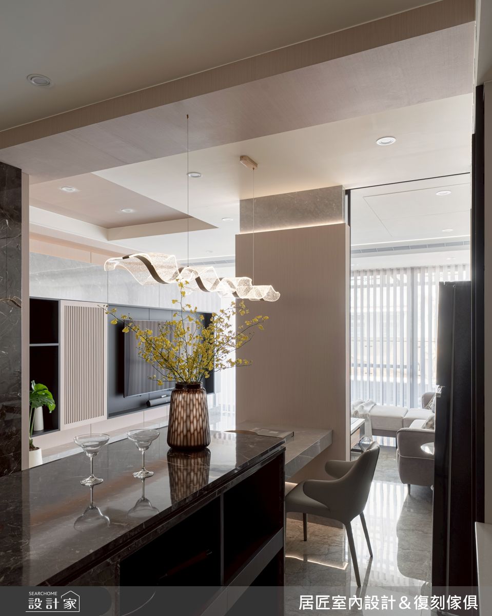 48坪新成屋(5年以下)＿現代風餐廳中島案例圖片＿居匠室內設計＆復刻傢俱＿居匠_73之10