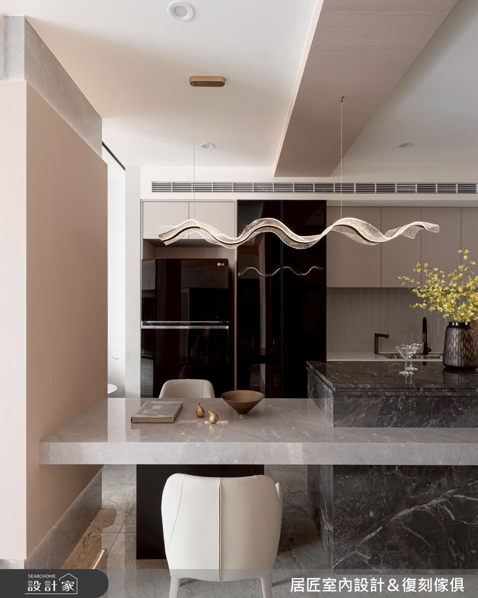 48坪新成屋(5年以下)＿現代風餐廳中島案例圖片＿居匠室內設計＆復刻傢俱＿居匠_73之11