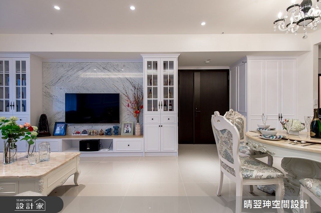 新成屋(5年以下)＿鄉村風客廳案例圖片＿晴翌珅空間設計＿晴翌珅_02_新竹之2