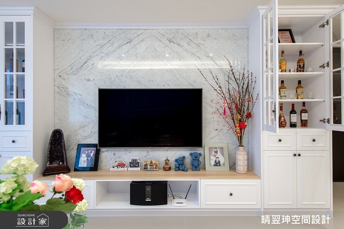 新成屋(5年以下)＿鄉村風客廳案例圖片＿晴翌珅空間設計＿晴翌珅_02_新竹之4