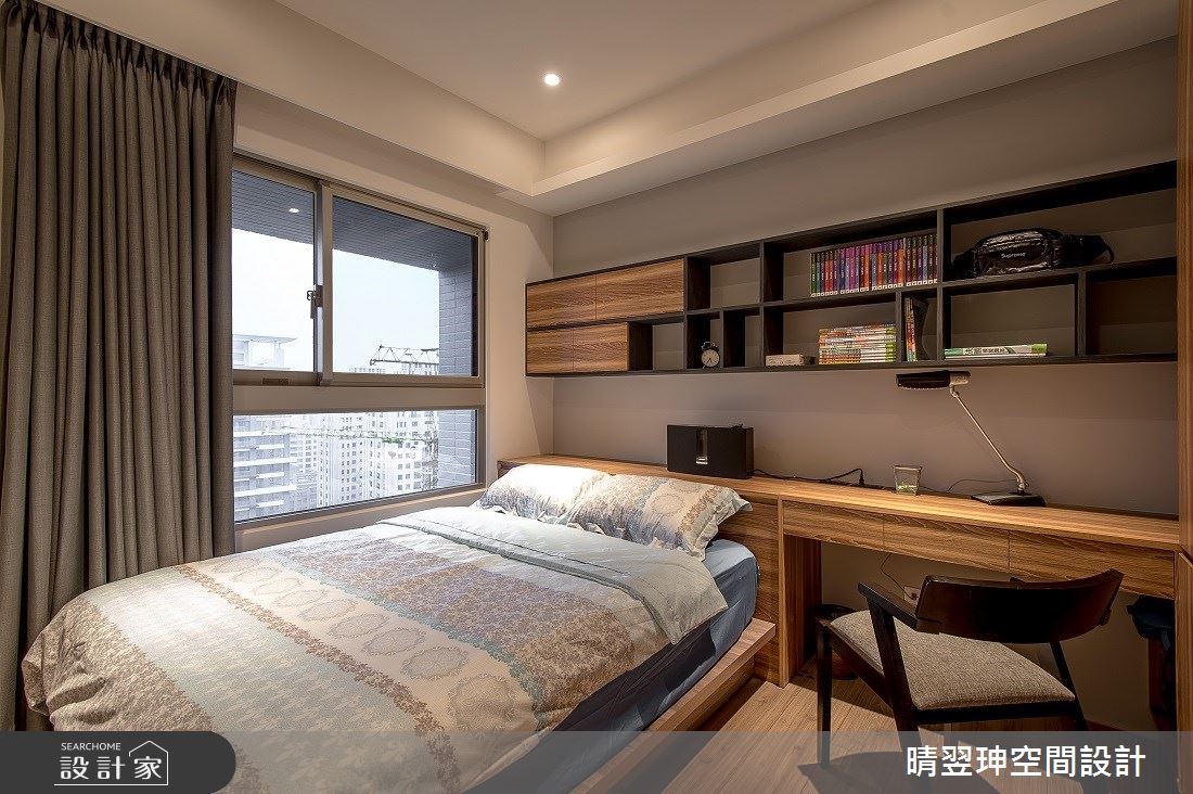 新成屋(5年以下)＿鄉村風臥室案例圖片＿晴翌珅空間設計＿晴翌珅_02_新竹之26