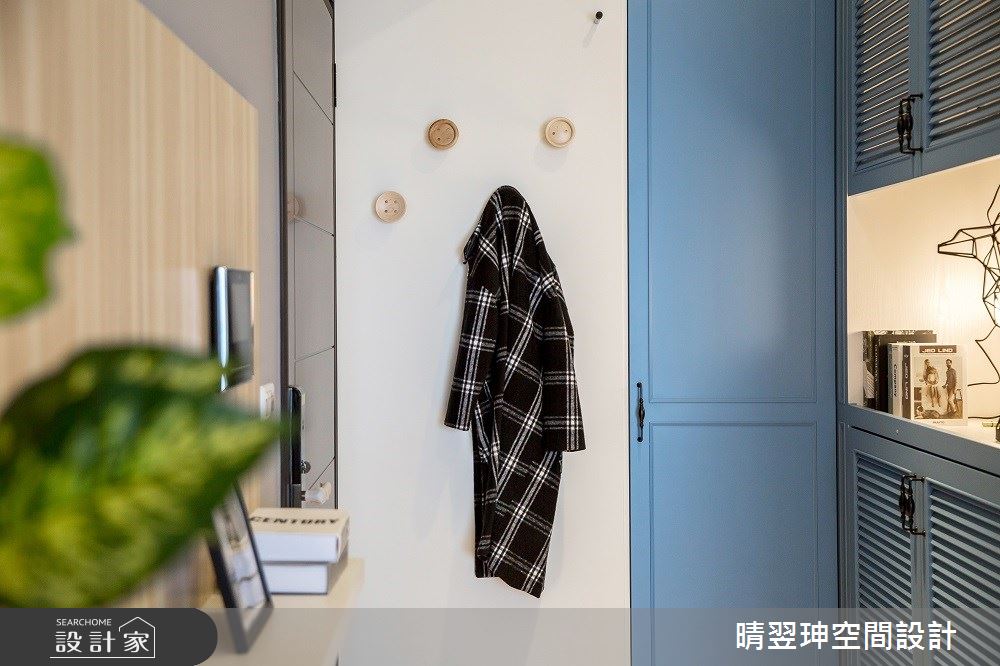 24坪新成屋(5年以下)＿北歐風玄關案例圖片＿晴翌珅空間設計＿晴翌珅_03_新竹之3