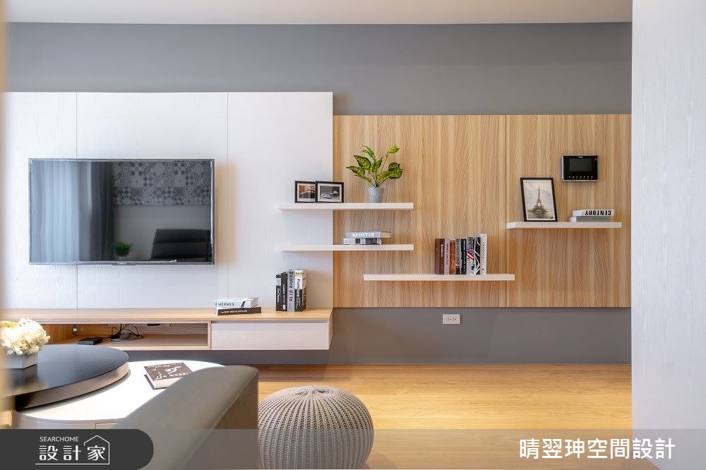 24坪新成屋(5年以下)＿北歐風客廳案例圖片＿晴翌珅空間設計＿晴翌珅_03_新竹之5