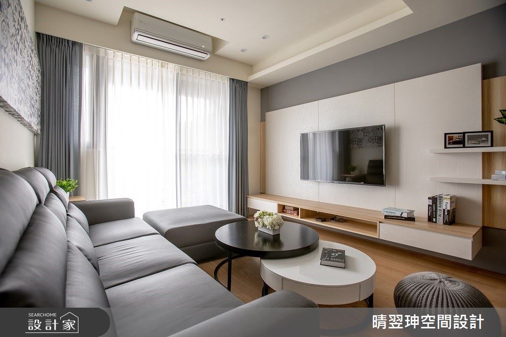 24坪新成屋(5年以下)＿北歐風客廳案例圖片＿晴翌珅空間設計＿晴翌珅_03_新竹之7